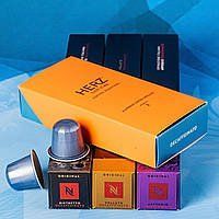 Набір капсульної кави Decaffeinato Mix (Nespresso & HERZ, 40 капсул), Сумісність: Nespresso Original 2907518333 фото