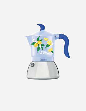 Гейзерна індукційна кавоварка Bialetti (Біалетті) Fiammetta Induction Lemons, 2 чашки, 90 мл 15BAR-19550 фото