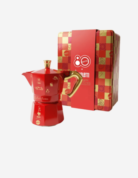 Гейзерная кофеварка Bialetti Moka Express Mattel 80th Аnniversario 0005263 фото