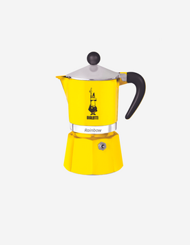 Гейзерна кавоварка Bialetti Rainbow жовта 0004981 фото