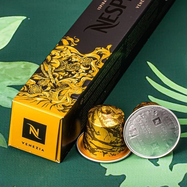 Капсулы Nespresso Venezia — сбалансированный эспрессо с зерновыми и фруктовыми нотами, 10 капсул 1208554634 фото Капсулы Nespresso Venezia — сбалансированный эспрессо с зерновыми и фруктовыми нотами, 10 капсул 1208554634 фото