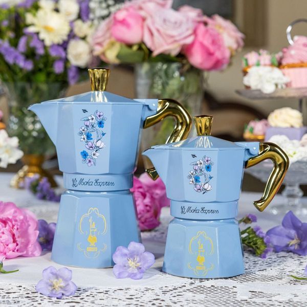 Гейзерная кофеварка Bialetti x Bridgerton Moka Express, 6 чашек, 270 мл 15BAR-12061 фото
