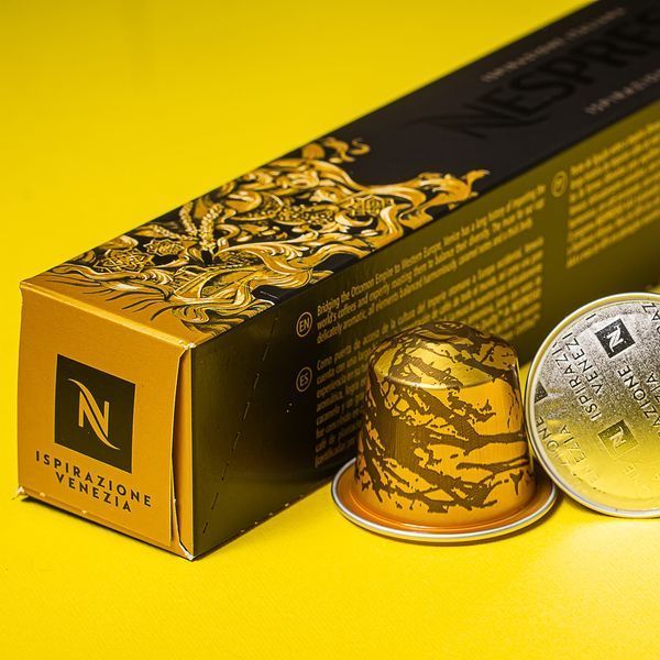 Капсулы Nespresso Venezia — сбалансированный эспрессо с зерновыми и фруктовыми нотами, 10 капсул 1208554634 фото Капсулы Nespresso Venezia — сбалансированный эспрессо с зерновыми и фруктовыми нотами, 10 капсул 1208554634 фото