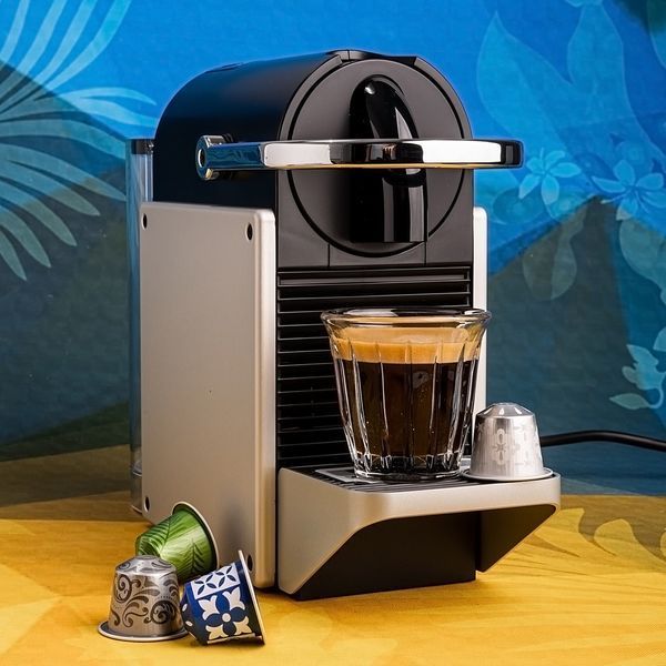 Капсульна кавомашина капсульна Nespresso Pixie Electric Aluminium (Швейцарія) 1262565959 фото