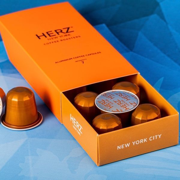 Кофе в капсулах HERZ New York City Signature Blend &mdash; 10 капсул, совместимые с кофемашинами Nespresso Original 2906389173 фото