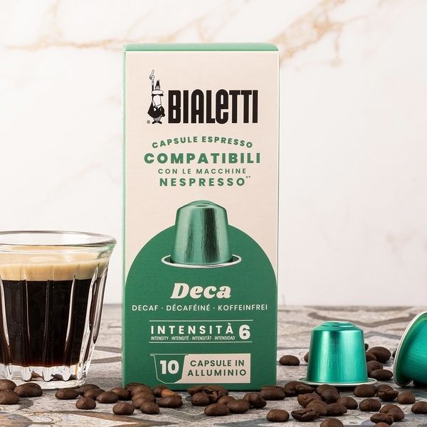 Кофе в капсулах Bialetti Deca без кофеина &mdash; 10 капсул, Nespresso Original 096080435 фото