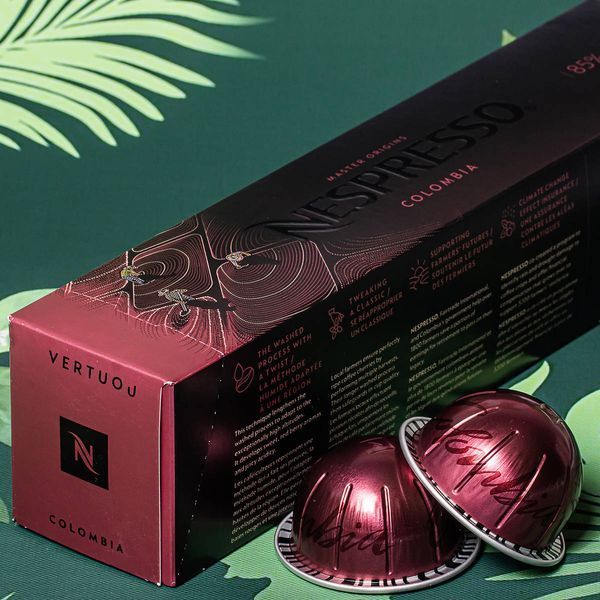 Капсулы Nespresso Vertuo Master Origin Colombia (фруктово-ягидна и винна), Швейцария 230мл &mdash; 10 капсул, 230 мл 1582387057 фото