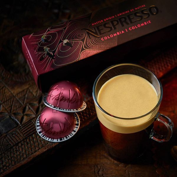 Капсулы Nespresso Vertuo Master Origin Colombia (фруктово-ягидна и винна), Швейцария 230мл &mdash; 10 капсул, 230 мл 1582387057 фото