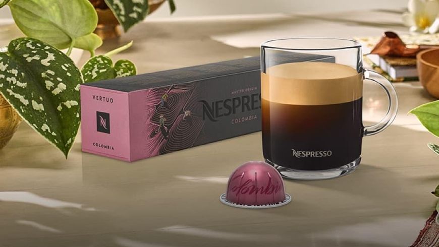 Капсулы Nespresso Vertuo Master Origin Colombia (фруктово-ягидна и винна), Швейцария 230мл &mdash; 10 капсул, 230 мл 1582387057 фото