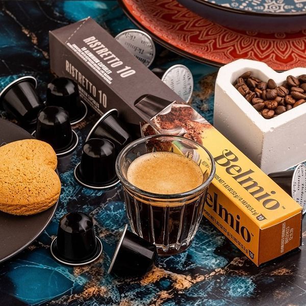 Кофе в капсулах Belmio Ristretto &mdash; 10 капсул, совместимые с кофемашинами Nespresso Original 2126677720 фото