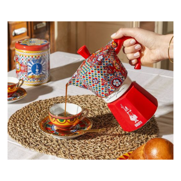 Гейзерна кавоварка Bialetti Moka Express Dolce&Gabbana Sicily, 6 чашок 0005329 фото