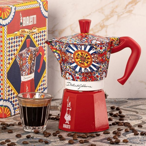 Гейзерна кавоварка Bialetti Moka Express Dolce&Gabbana Sicily, 6 чашок 0005329 фото