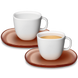 Набор чашек LUME Espresso (2 шт.) 1507990412 фото 2