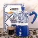 Гейзерная кофеварка Bialetti Moka Express Dolce&Gabbana Blu Mediterraneo, 3 чашки 0005345 фото 1