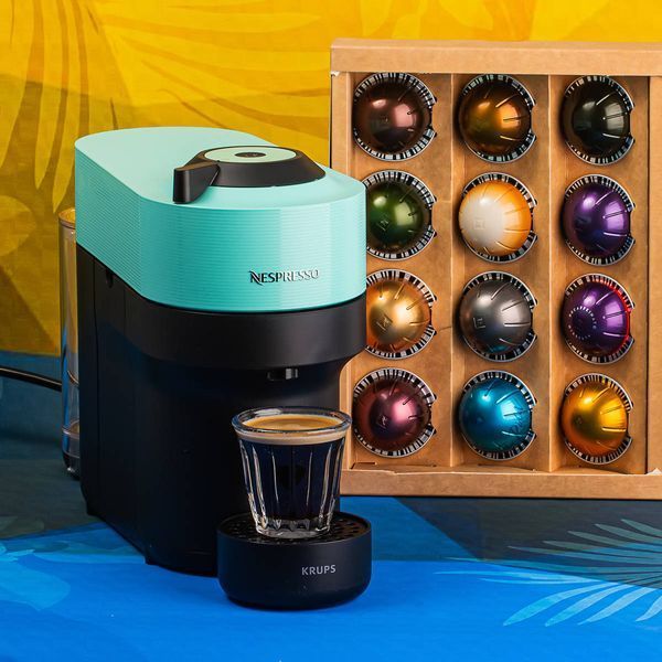 Набор Nespresso Vertuo Pop Summer Aqua Mint: кофемашина + 52 капсулы Vertuo 2621738402 фото