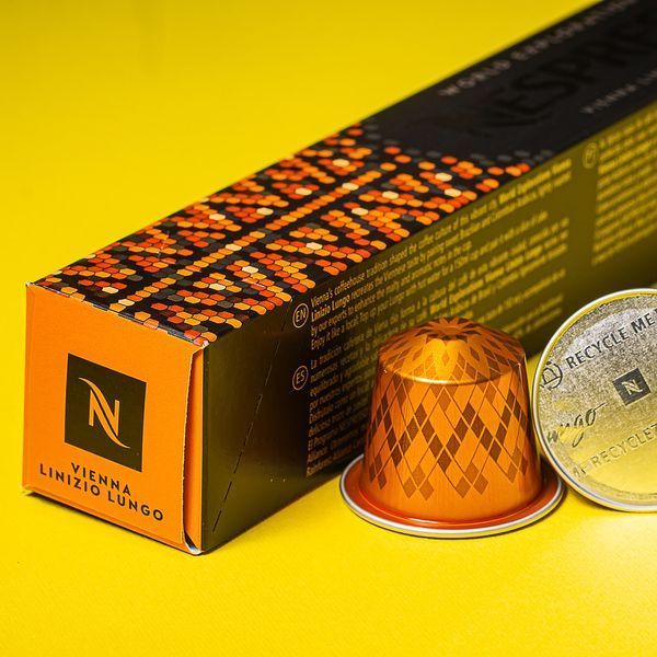 Капсулы Nespresso Vienna Linizio Lungo &mdash; мягкий лунго с солодовыми и карамельными оттенками, 10 капсул 1208559717 фото