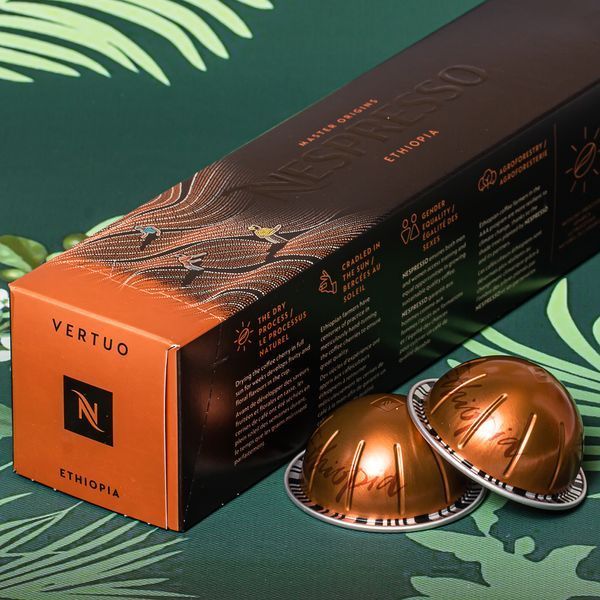 Капсулы Nespresso Vertuo Master Origins Ethiopia (цветочно-ягодная), Швейцария (10 шт) 150 мл 1572992068 фото