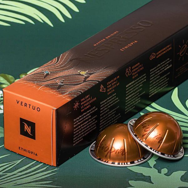 Капсули Nespresso Vertuo Master Origins Ethiopia (квітково-ягідна), Швейцарія (10 шт) 150 мл 1572992068 фото