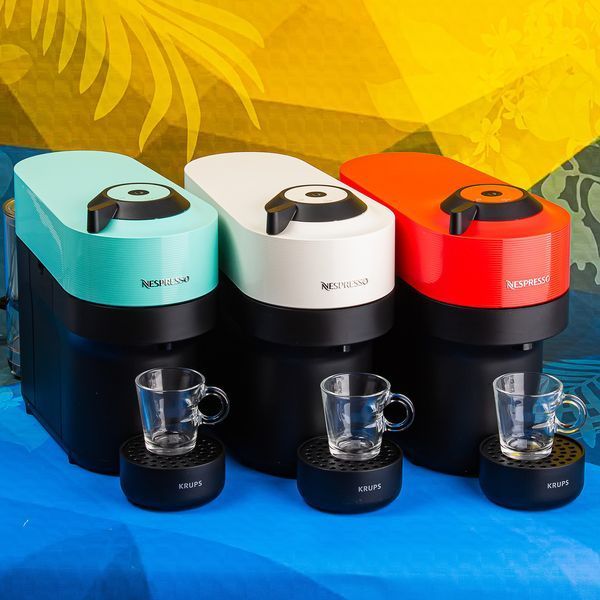 Набор Nespresso Vertuo Pop Summer Aqua Mint: кофемашина + 52 капсулы Vertuo 2621738402 фото
