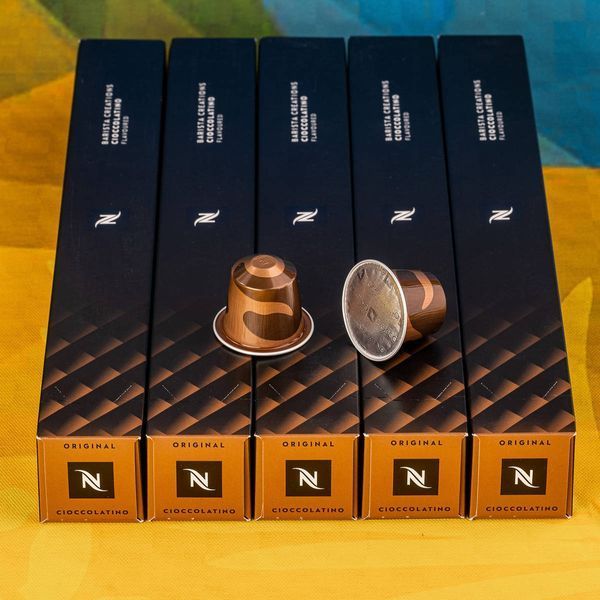 Набір кави в капсулах Nespresso Cioccolatino &mdash; 50 капсул, Nespresso Original 1425999407 фото