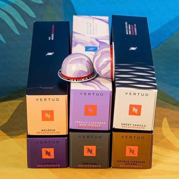 Набір Nespresso Vertuo Decaffeinato без кофеїну, 6 тубів / 60 капсул 2950099316 фото