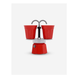 Гейзерна кавоварка Bialetti Mini Express Red, 2 чашки / 90 мл, 2 чашки у комплекті (0007303) 0007303 фото 2