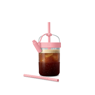Тумблер для холодної кави Nespresso, рожевий, 540 мл EU-ACC-TUMB-PINK фото