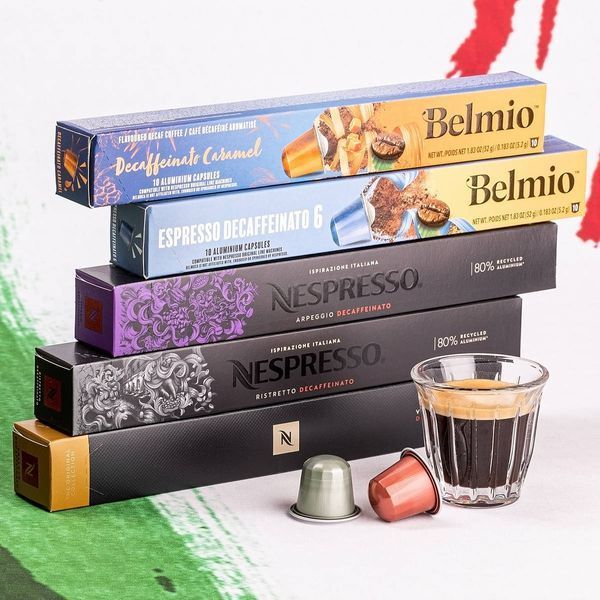 Набір кави без кофеїну Belmio та Nespresso Original &mdash; 5 тубів, 50 капсул 2128990199 фото