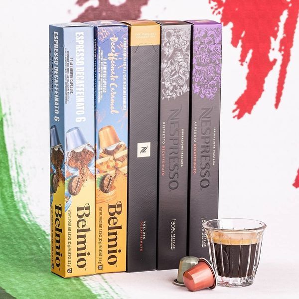 Набір кави без кофеїну Belmio та Nespresso Original &mdash; 5 тубів, 50 капсул 2128990199 фото