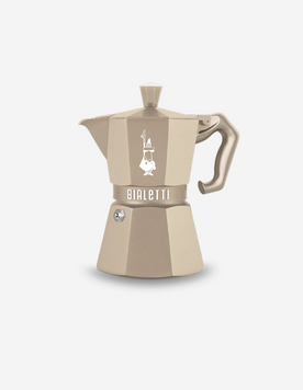 Гейзерна індукційна кавоварка Bialetti (Біалетті) Moka Exclusive Octagonal Induction кремова, 3 чашки, 130 мл 15BAR-13809 фото