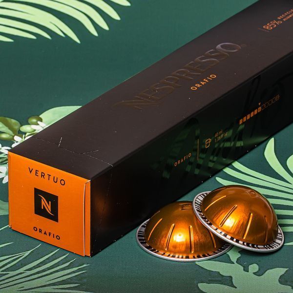Капсули Nespresso Vertuo Orafio (солодкі та горіхові відтінки) , Швейцарія 40 мл — 10 капсул, 40 мл 1572935993 фото Капсули Nespresso Vertuo Orafio (солодкі та горіхові відтінки) , Швейцарія 40 мл — 10 капсул, 40 мл 1572935993 фото