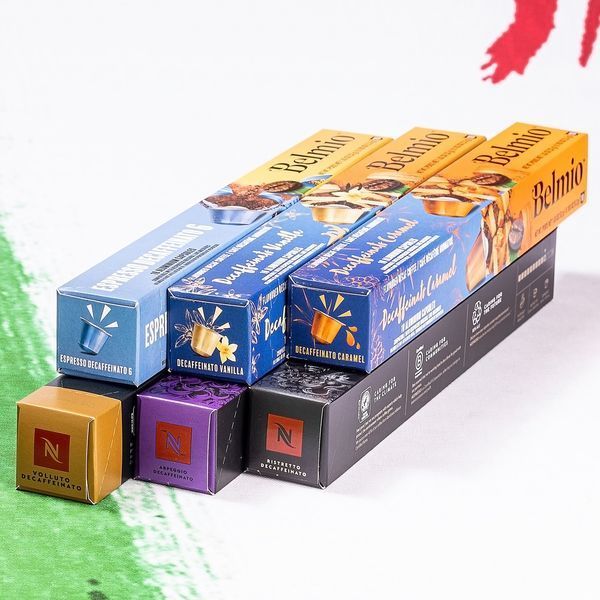 Набор кофе без кофеина Belmio и Nespresso Original &mdash; 6 тубов, 60 капсул 2134442644 фото
