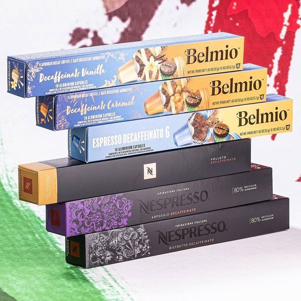 Набор кофе без кофеина Belmio и Nespresso Original &mdash; 6 тубов, 60 капсул 2134442644 фото
