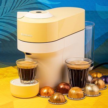 Кавомашина Nespresso Vertuo Pop City Sun Yellow + 12 капсул Vertuo 2816409075 фото