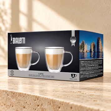 Набор чашек с двойными стенками Bialetti Capri, 160 мл, 2 шт. DBW010 фото