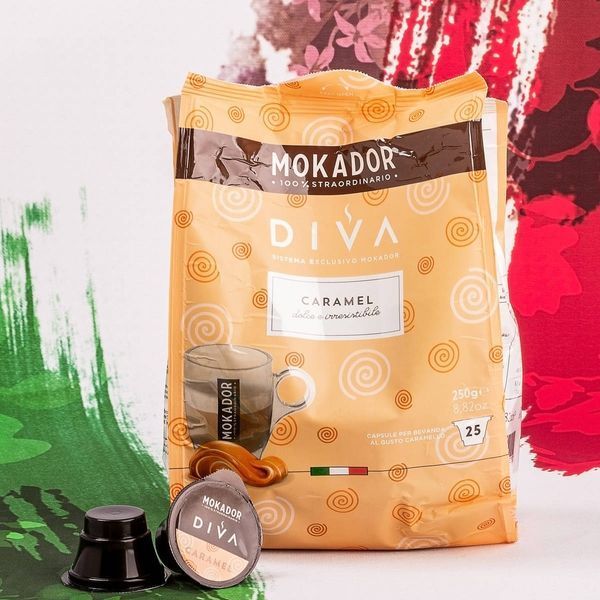 Карамельный напиток в капсулах Mokador Diva Caramel, 25 шт. 2044642073 фото