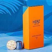 Кофе в капсулах HERZ New York Decaffeinato &mdash; 10 капсул, совместимые с кофемашинами Nespresso Original 2906382667 фото
