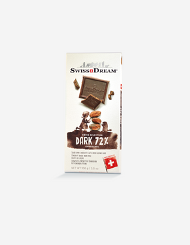 Темний шоколад SwissDream 72% какао, 100 г, Швейцарія SD313 фото