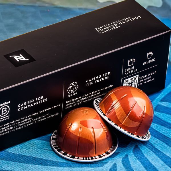 Капсули Nespresso Vertuo ROASTED HAZELNUT (смак лісового горіху), Швейцарія 230 мл &mdash; 10 капсул, 230 мл 1805579826 фото