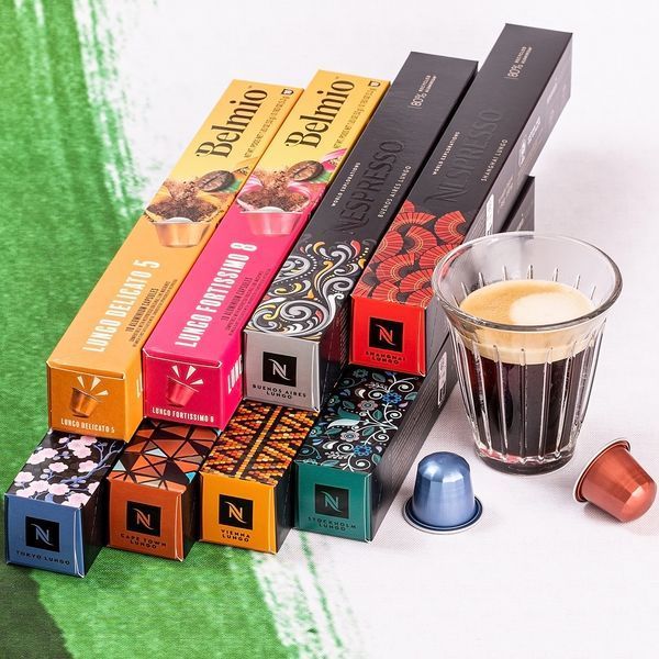 Набор кофе Nespresso Original и Belmio Lungo Collection &mdash; 8 тубов, 80 капсул 2129002940 фото
