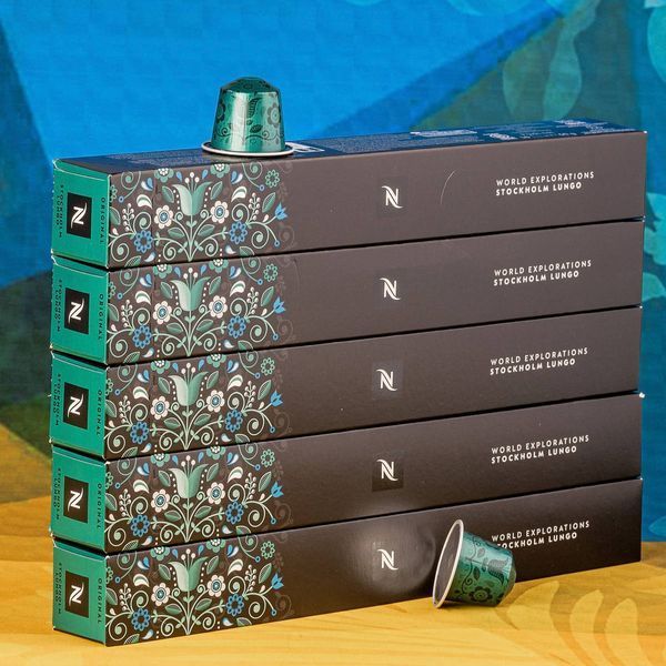 Набір кави в капсулах Nespresso Stockholm Fortissio Lungo &mdash; 50 капсул, Nespresso Original 2614207000 фото