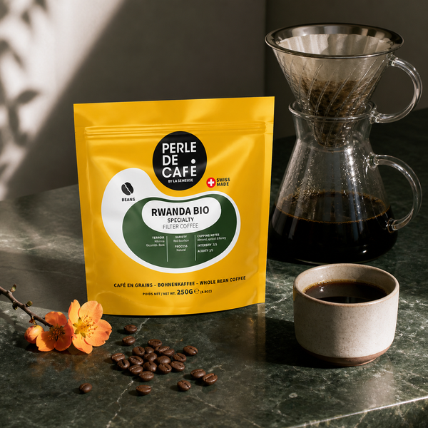 Кава в зернах La Semeuse Perle de Caf&eacute; Rwanda Bio, 250 г, Швейцарія 7610244013761 фото