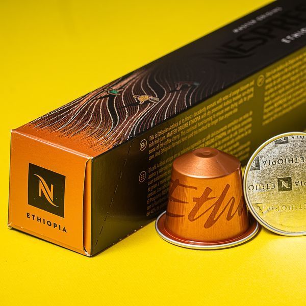 Капсули Nespresso Ethiopia &mdash; яскравий еспресо з квітковими та цитрусовими нотами, 10 капсул 1208552602 фото