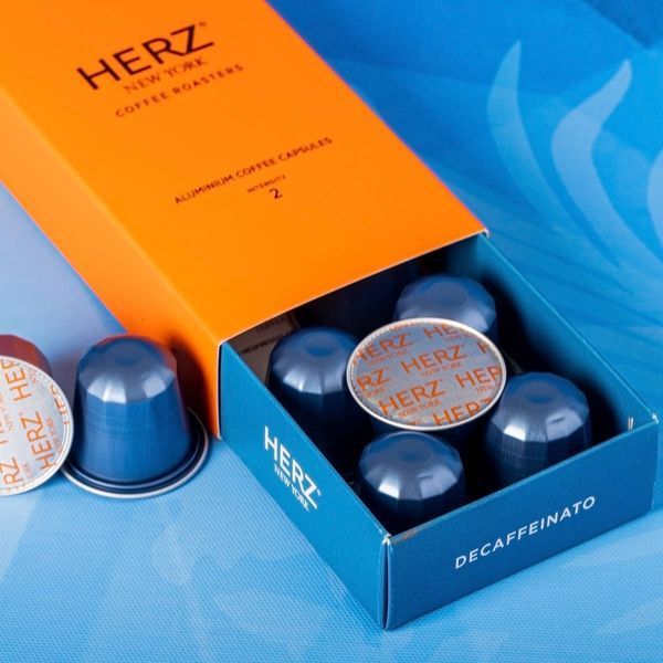 Кофе в капсулах HERZ New York Decaffeinato &mdash; 10 капсул, Nespresso Original 2905857470 фото