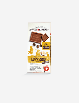 Шоколад SwissDream Espresso Croquant з кавою і фундуком, 100 г SD319 фото