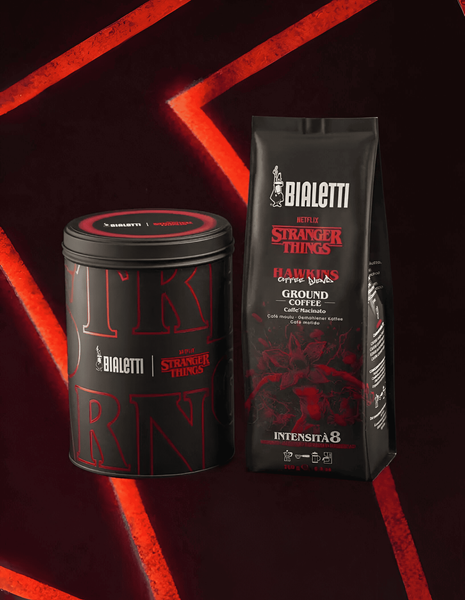 Банка и молотый кофе Bialetti x Stranger Things, 250 г 096080543 фото