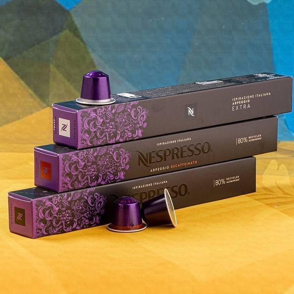 Набор кофе Nespresso Original Arpeggio Trio &mdash; 3 тубы, 30 капсул 2338289828 фото