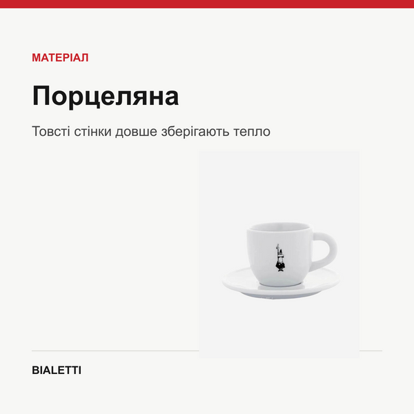 Чашка и блюдце Bialetti Cappuccino Y0TZ099 фото