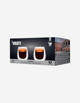 Набір склянок із подвійними стінками Bialetti (Біалетті) Verona, 80 мл, 2 шт. 15BAR-13924 фото