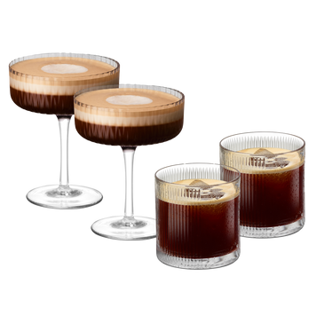 Набір Nespresso Barista Mixology: 2 келихи на ніжці та 2 склянки EU-ACC-MIXOLOGY-SET фото